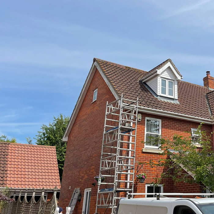 5 bed garage roof cleaned by Aldous Cleaning Services