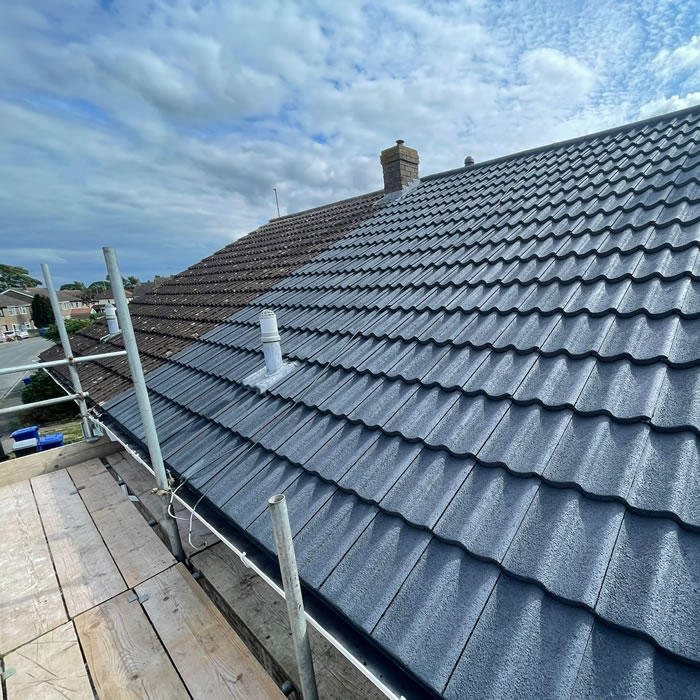 Wow stand out from your neighbours - completed roof coating on terrace property