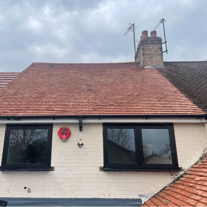 Stunning result after roof clean